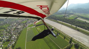 Flug über Liechtenstein